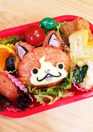 キャラ弁妖怪ウォッチ　ジバニャン☆-レシピのメイン写真