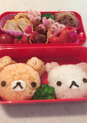 リラックマキャラ弁-レシピのメイン写真