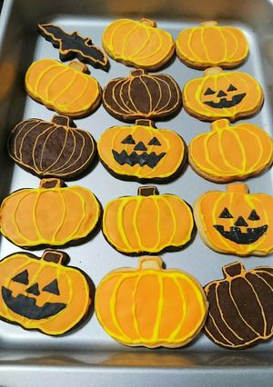 美味しい ハロウィン アイシングクッキー-レシピのメイン写真