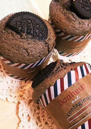 HMで簡単オレオマフィン❤ﾊﾞﾚﾝﾀｲﾝ-レシピのメイン写真