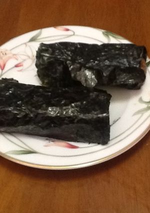 揚げ餅の磯辺巻き【青じそ入り】-レシピのメイン写真