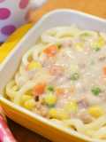 ミルク香る☆簡単シチューかけうどん