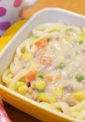 ミルク香る☆簡単シチューかけうどん-レシピのメイン写真