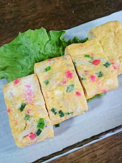 お弁当にぜひ!しらすと紅しょうがの卵焼き-レシピのメイン写真