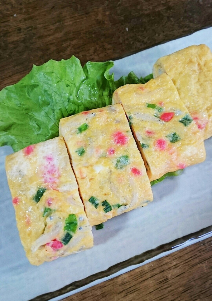お弁当にぜひ！しらすと紅しょうがの卵焼き-レシピのメイン写真