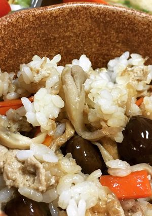 甘栗の混ぜ御飯-レシピのメイン写真