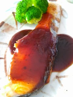 鮭❗BBQソースdeステーキ-レシピのメイン写真