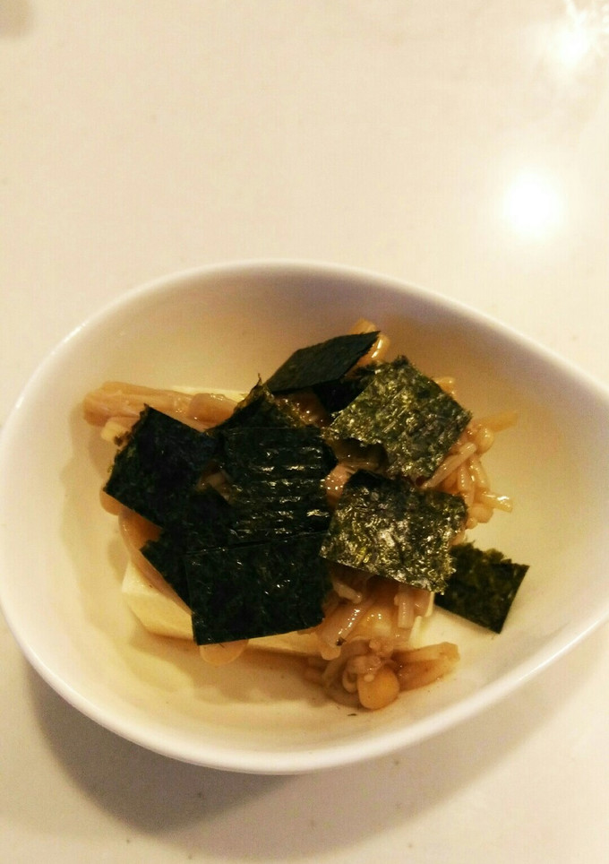 えのきとのりの冷や奴-レシピのメイン写真