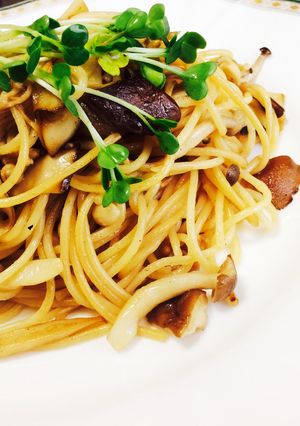 簡単美味しい、きのこのバター醤油パスタ！-レシピのメイン写真