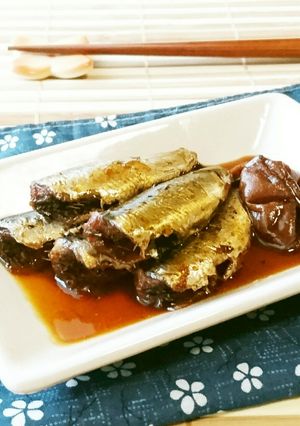 圧力鍋で骨まで食べれる♪いわしの梅煮-レシピのメイン写真