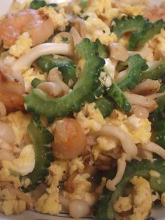 ちょっぴり中華なゴーヤのえび玉炒め-レシピのメイン写真