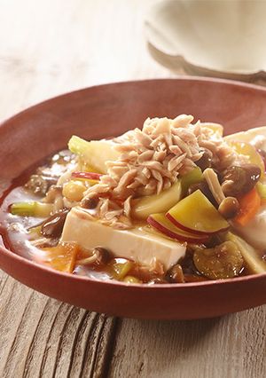 たっぷり野菜とシーチキン純のあんかけ豆腐-レシピのメイン写真