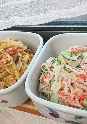 もう一品、つまみに！簡単カニカマサラダ-レシピのメイン写真