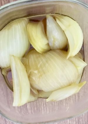 あごだしつゆで玉ねぎのおひたし-レシピのメイン写真