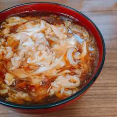 A picture of クセになる☆かきタマうどん.