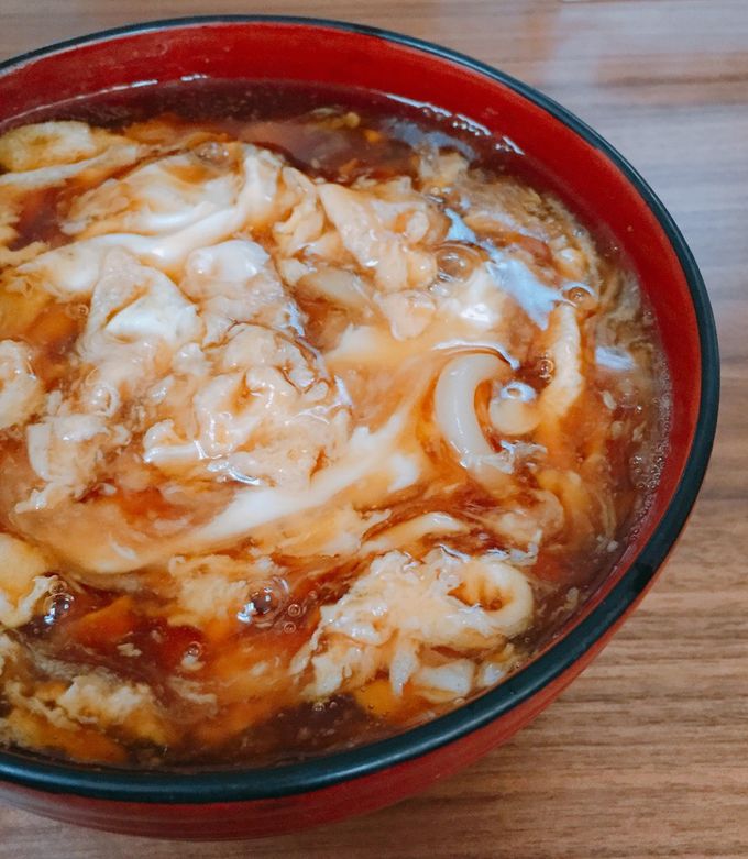 クセになる☆かきタマうどん-レシピのメイン写真
