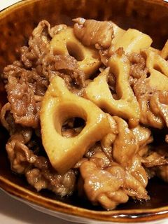 豚肉とれんこんの炒め煮-レシピのメイン写真