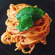 マスカルポーネとトマトの冷製パスタ