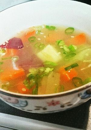 風邪に。冷え性に。しょうがスープ-レシピのメイン写真