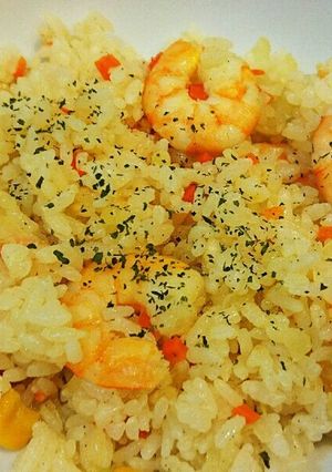 スープで炊きあげる♪絶品エビピラフ☆-レシピのメイン写真
