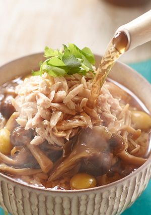 シーチキン純のきのこ茶漬け-レシピのメイン写真