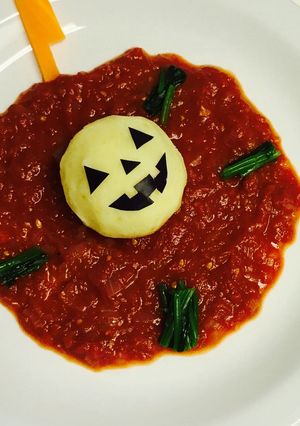 ハロウィンマッシュ-レシピのメイン写真