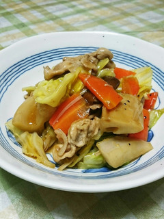 蓮根シャキシャキ!オイスターソース炒め♪-レシピのメイン写真