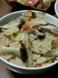 きのこの炊き込みご飯-レシピのメイン写真