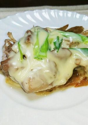 鶏もも肉のネギチーズ焼き-レシピのメイン写真