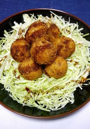 簡単！ほんだし納豆コロッケ-レシピのメイン写真