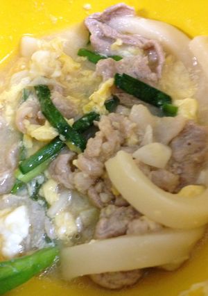 にんにくたっぷりニラ玉うどん-レシピのメイン写真