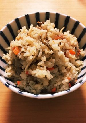 切り干し大根入りの美味しい炊き込みご飯-レシピのメイン写真