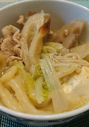 色とりどらない！だご鍋-レシピのメイン写真