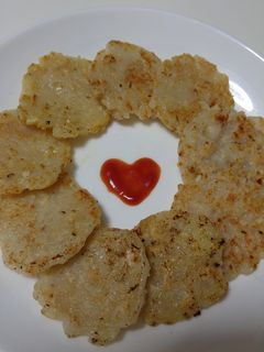 手づかみお焼き☆米粉の大根餅-レシピのメイン写真