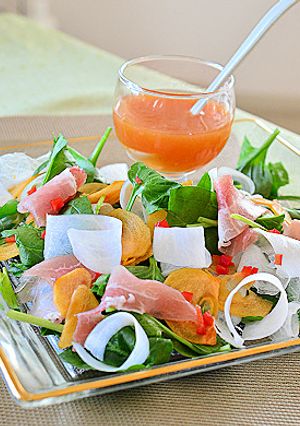 ノンオイルにんじんドレでひらりんサラダ♪-レシピのメイン写真