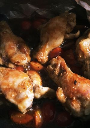 鳥手羽先のトマトケチャップ煮-レシピのメイン写真