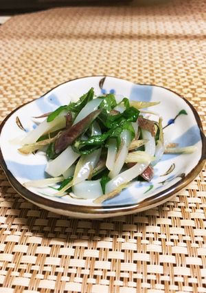 あっさりおつまみ♪いかの香味和え-レシピのメイン写真