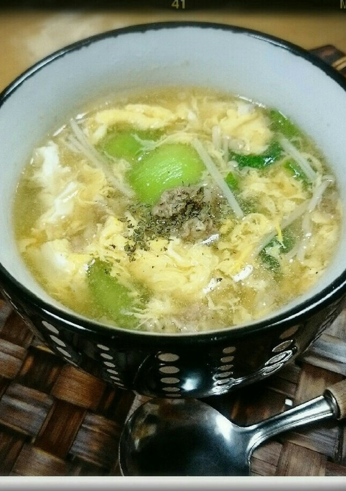 牛肉とかき玉のスープ-レシピのメイン写真