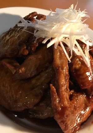 コラーゲンたっぷり♪ 鶏手羽の黒酢煮-レシピのメイン写真