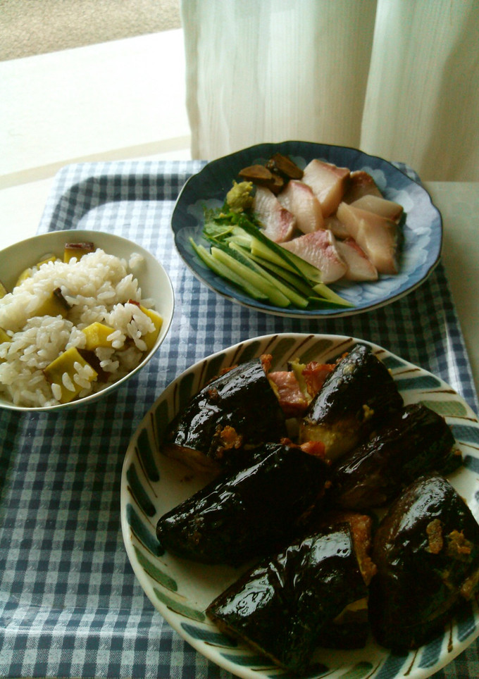 茄子のハムはさみ焼き-レシピのメイン写真