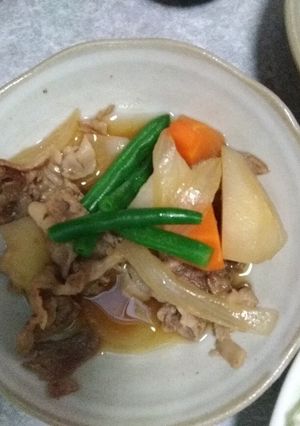 鉄板！肉じゃが！-レシピのメイン写真