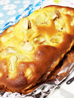 【ズボラレシピ】栗のパウンドケーキ-レシピのメイン写真