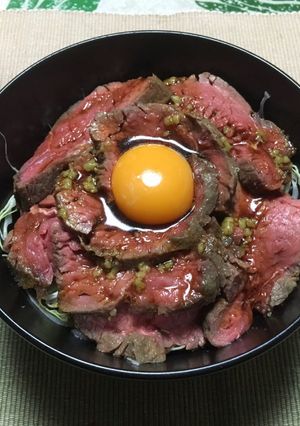 ローストビーフ丼 コストコのお肉で作る-レシピのメイン写真