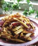 Honey maple with sweet potato skin♪