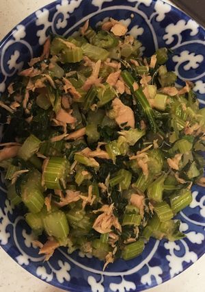 常備菜！セロリとツナの炒め物-レシピのメイン写真