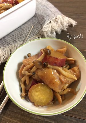 鶏肉とさつま芋のマーマレード煮-レシピのメイン写真