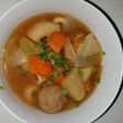 あごだしつゆの簡単根菜汁