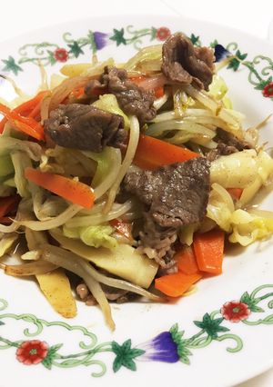 ダシダde牛肉野菜炒め-レシピのメイン写真