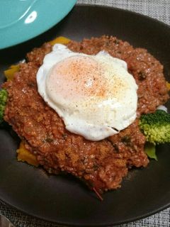 キーマカレーde温野菜サラダ-レシピのメイン写真