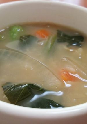 味噌汁リメイク☆ミルク風味の味噌スープ-レシピのメイン写真